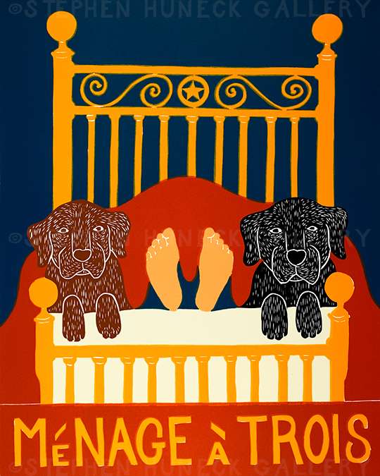 Menage a Trois II - Giclee Print