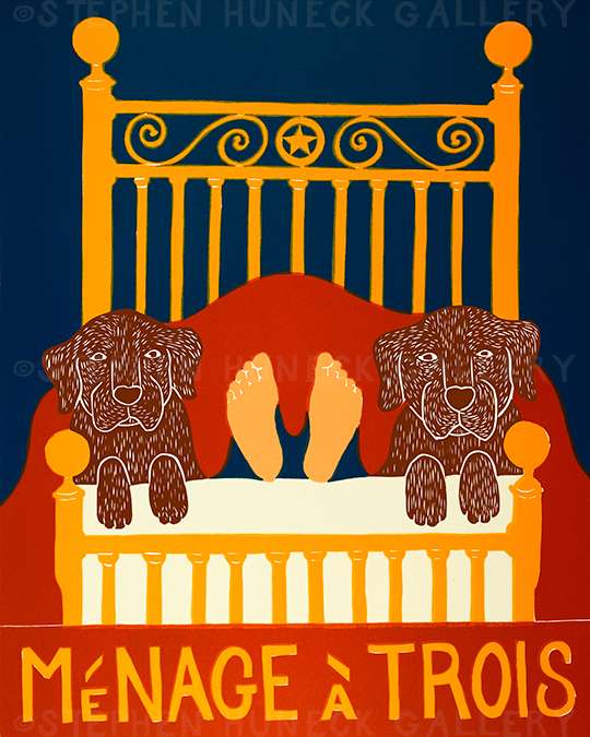 Menage a Trois II - Giclee Print