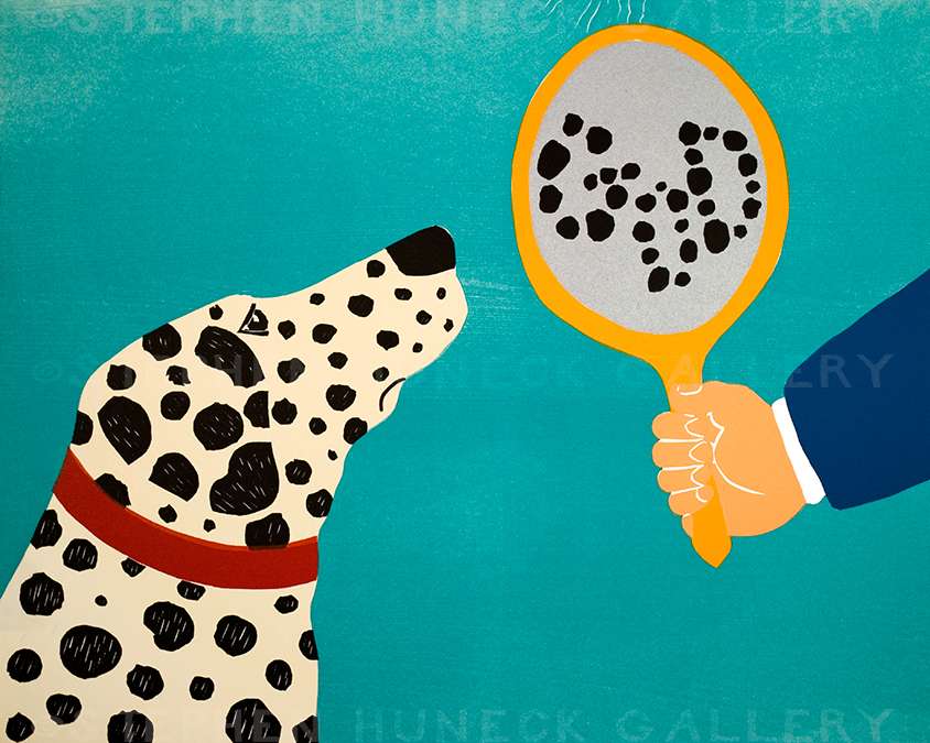 Mirror Image of Dog - Giclee Print