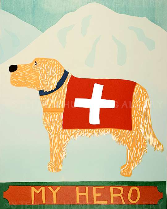 My Hero-Golden - Giclee Print