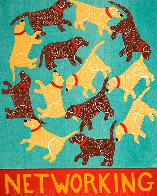 Networking - Giclee Print