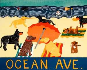 Ocean Ave. - Giclee Print
