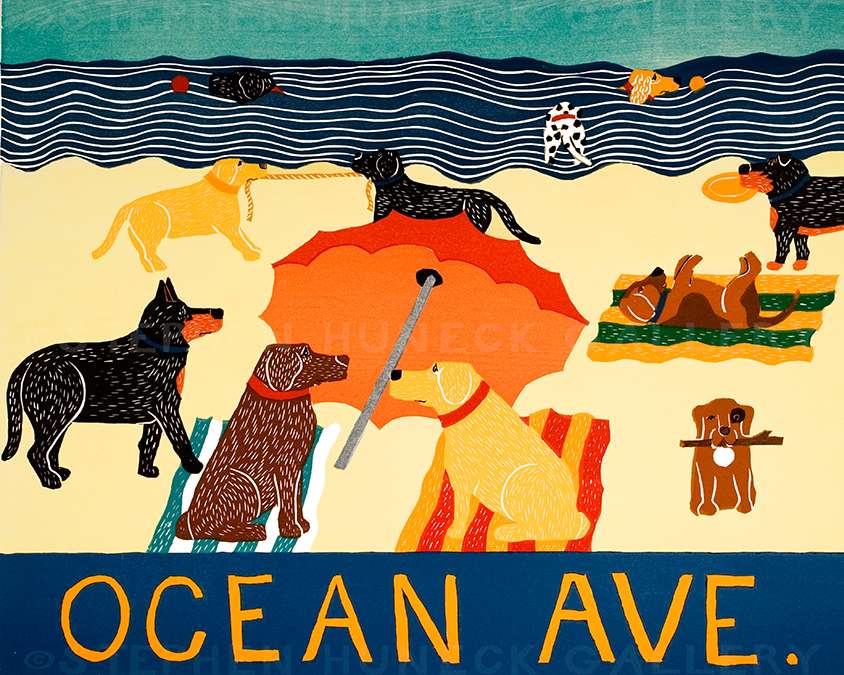 Ocean Ave. - Giclee Print