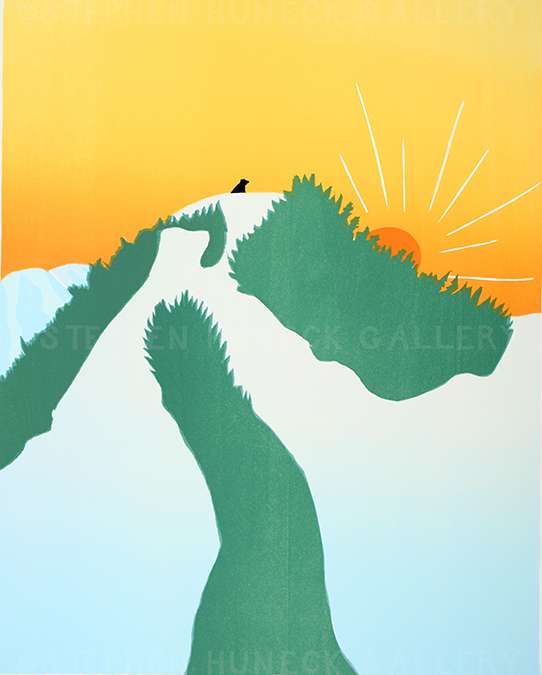 On the Mountain - Giclee Print