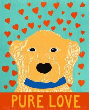 Pure Love-Golden - Giclee Print