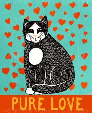 Pure Love-Good Kitty - Giclee Print