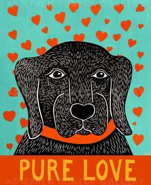 Pure Love-Lab - Giclee Print