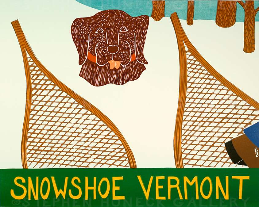 Snowshoe-Vermont - Giclee Print