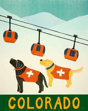 Ski Patrol-Colorado - Giclee Print