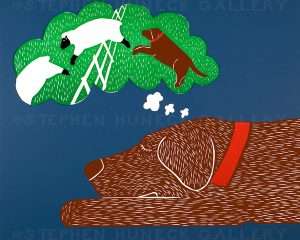 Sleep - Original Woodcut