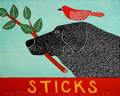 Sticks - Giclee Print