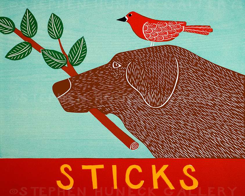 Sticks - Giclee Print
