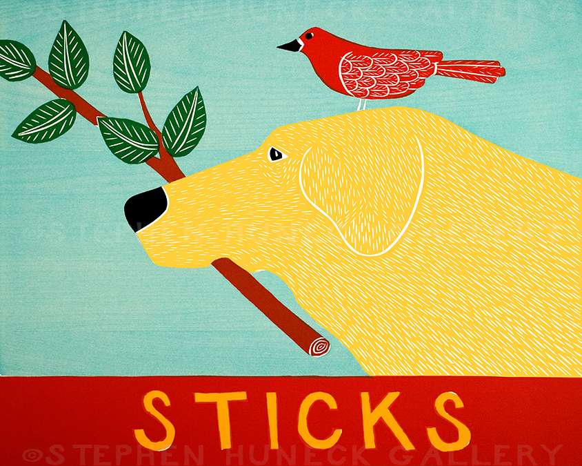 Sticks - Giclee Print