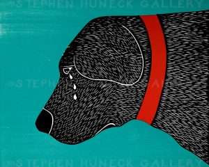 They Sense When You're Going Away - Original Woodcut