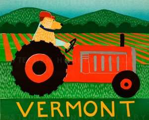 Tractor-Vermont - Giclee Print