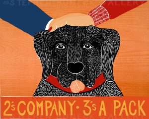 2's Company 3's a Pack - Giclee Print