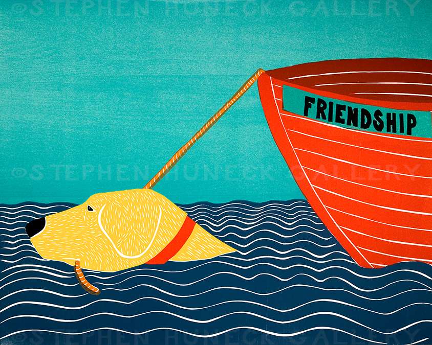 Boat-Friendship - Giclee Print