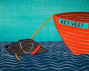 Boat-Key West - Giclee Print