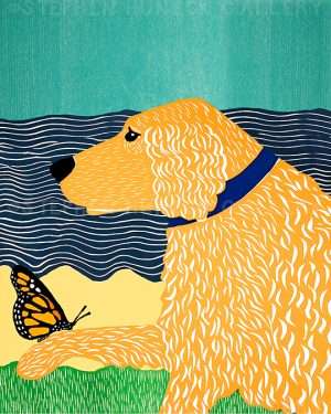 Butterfly-Golden - Giclee Print