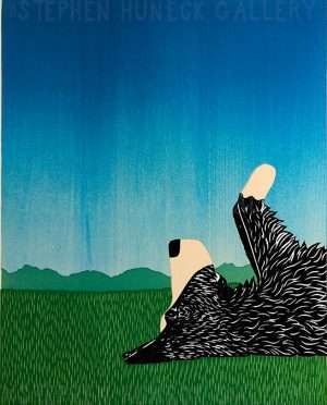 Day Dreaming-Border Collie - Giclee Print
