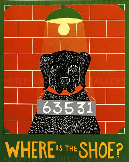 Where is the Shoe? - Giclee Print