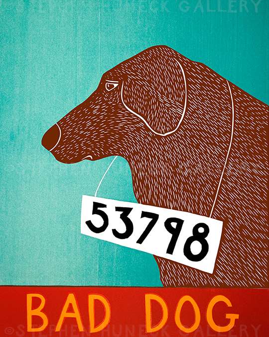 Bad Dog 53798 - Giclee Print