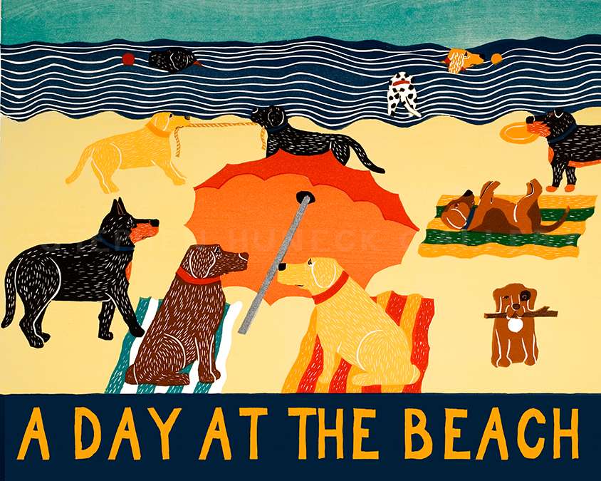 Day at the Beach - Giclee Print