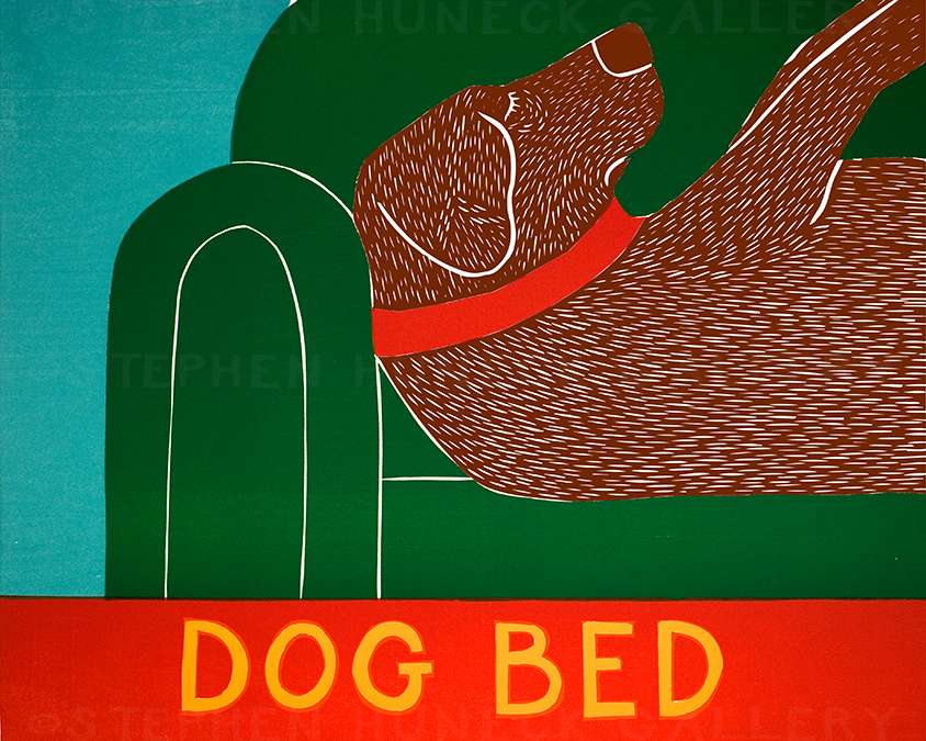 Dog Bed - Giclee Print