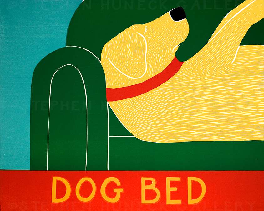 Dog Bed - Giclee Print