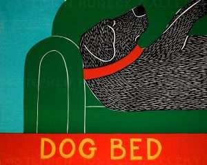 Dog Bed - Giclee Print