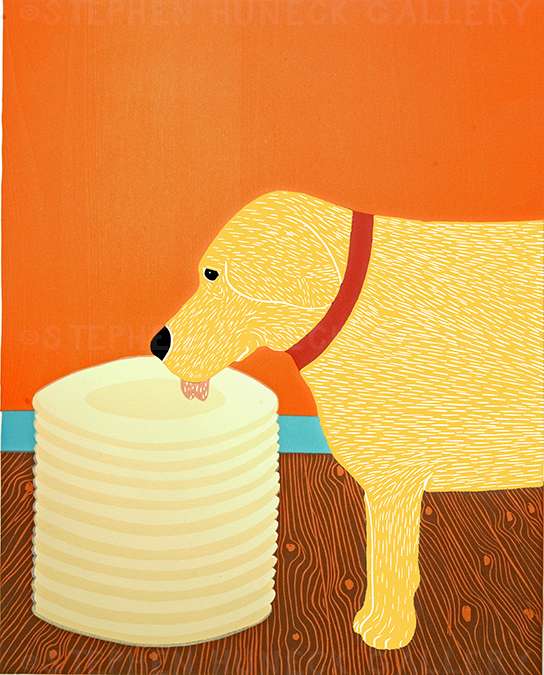 Sally Washes the Dishes - Giclee Print