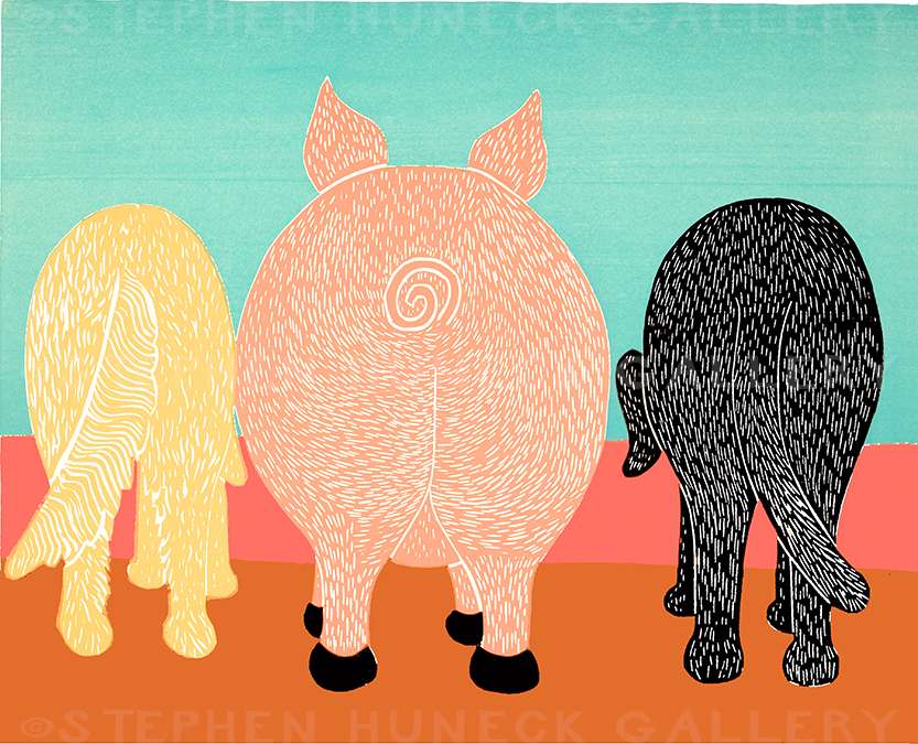We Eat Like Pigs - Giclee Print