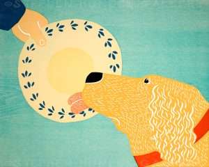 Dogs Like Jobs-Golden - Giclee Print
