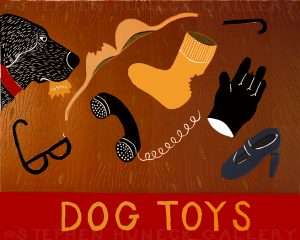 Dog Toys (Bad Dog) - Giclee Print