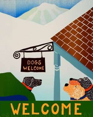 Dogs Welcome Inn - Giclee Print