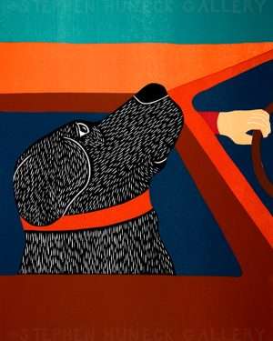 Feeling Better - Original Woodcut