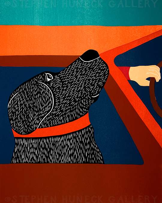 Feeling Better - Original Woodcut