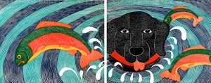 Fish Are Jumping - Diptych Print