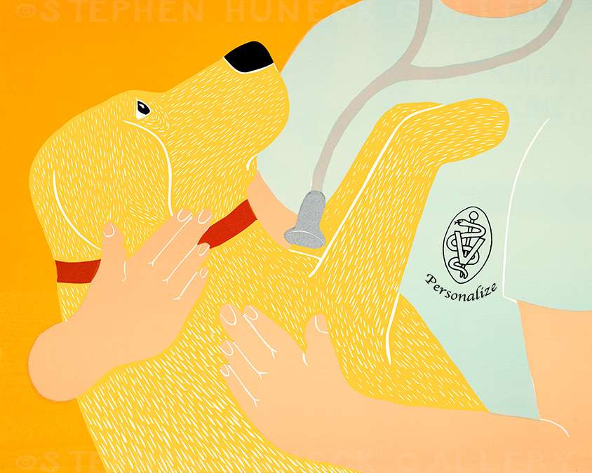 Going to the Vet - Customizable Giclee
