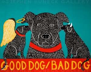 Good Dog/Bad Dog - Giclee Print