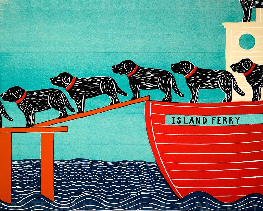 Island Ferry - Giclee Print