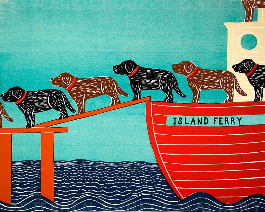 Island Ferry - Giclee Print