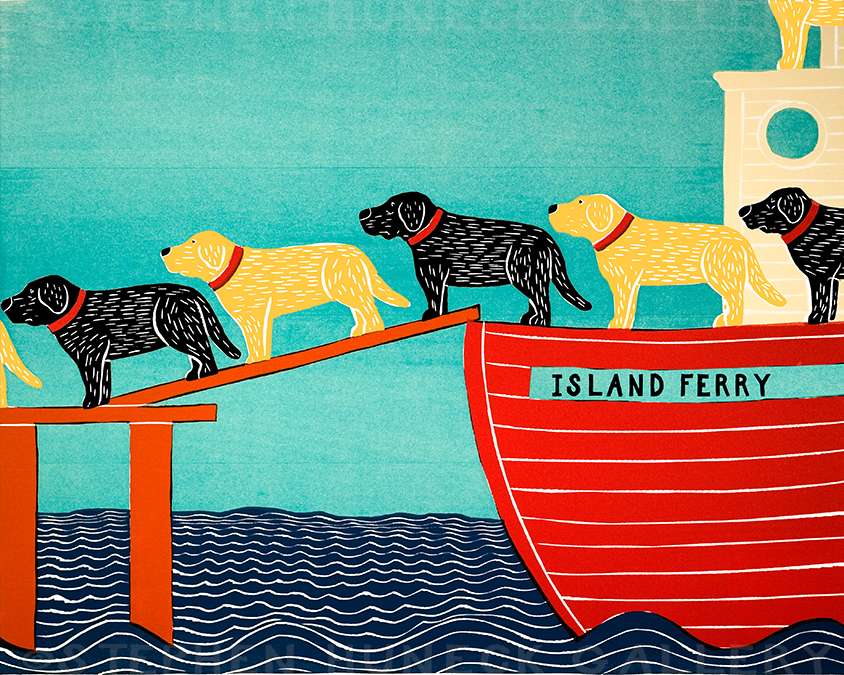 Island Ferry - Giclee Print