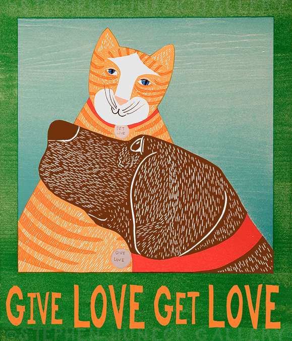Give Love, Get Love - Giclee Print