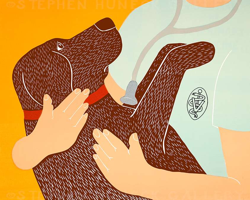 Going to the Vet - Giclee Print