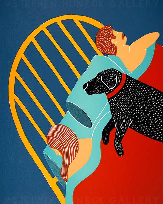 Hogging the Bed - Giclee Print