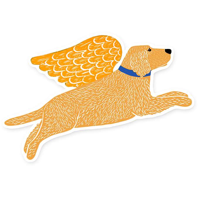 Golden Angel - Magnet