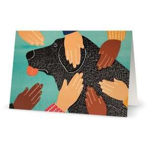 Getting Petted - Card