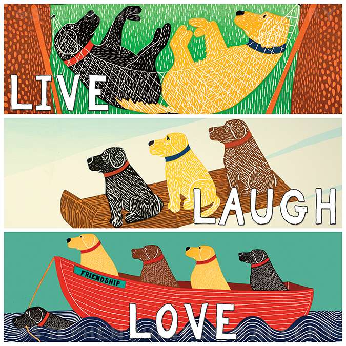 Live, Laugh, Love - Giclee Print
