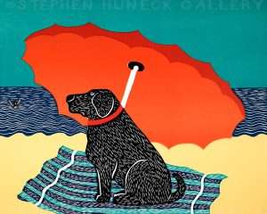 Lifeguard - Original Woodcut